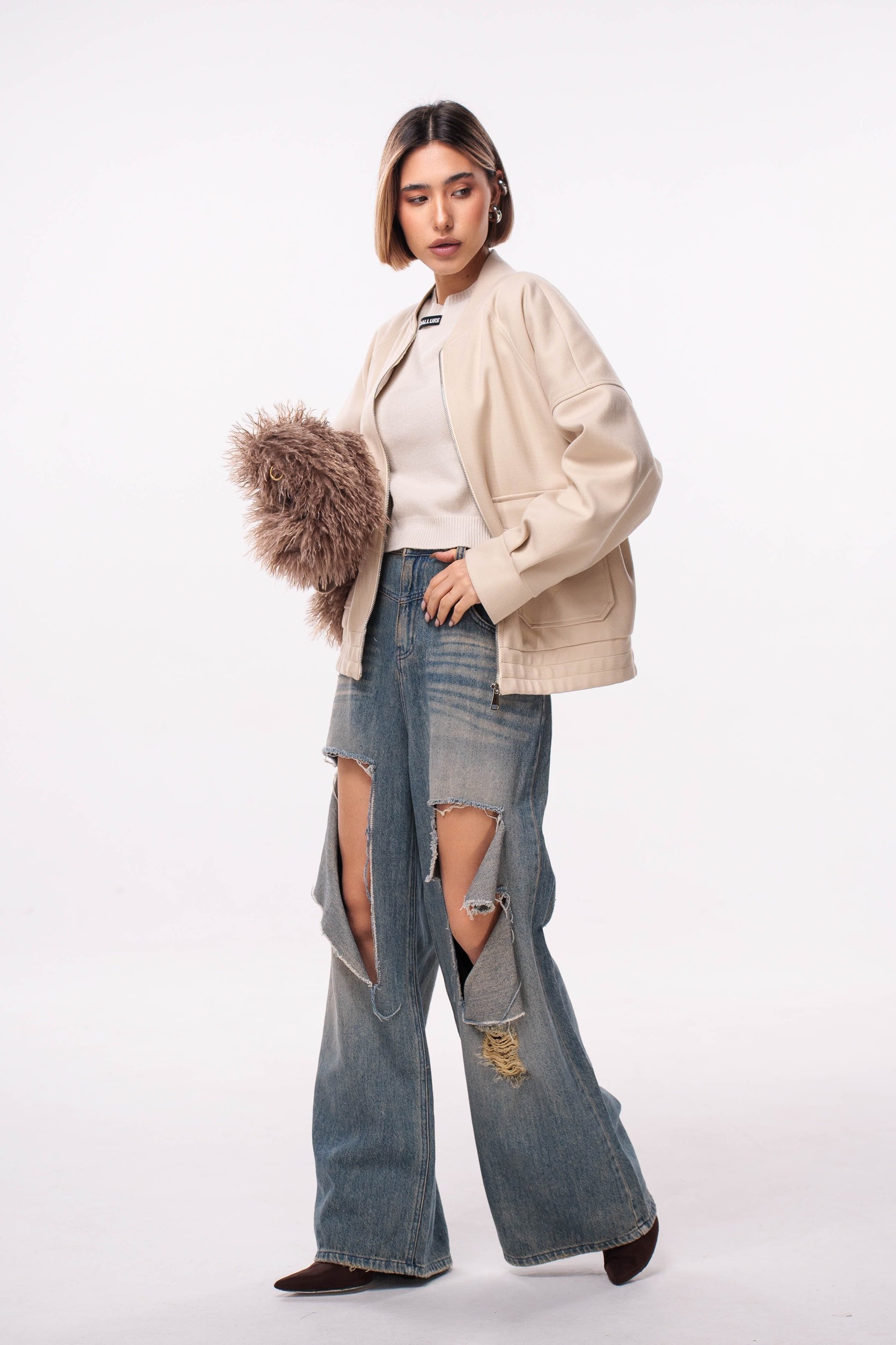 Бомбер oversize "Casual"